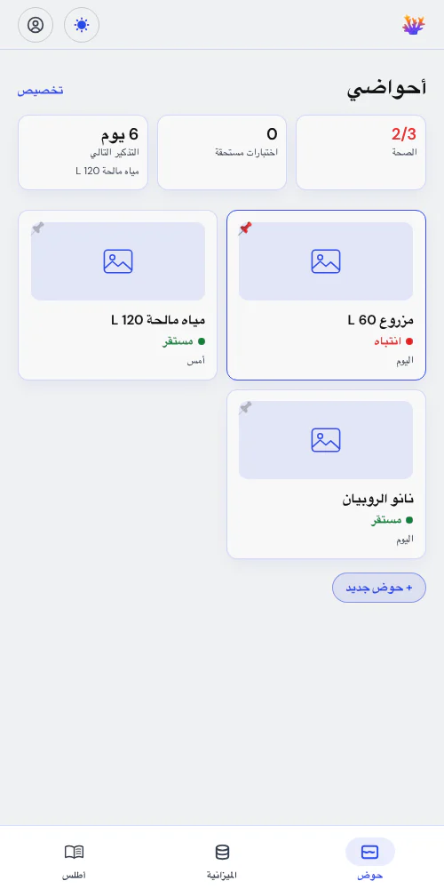 حوض واحد، أو غرفة أسماكك بالكامل