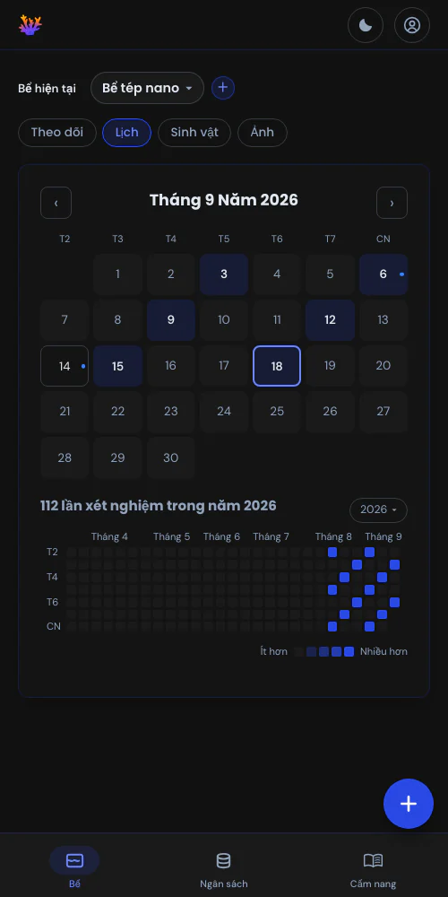 Cái nhìn tổng thể nhờ lịch