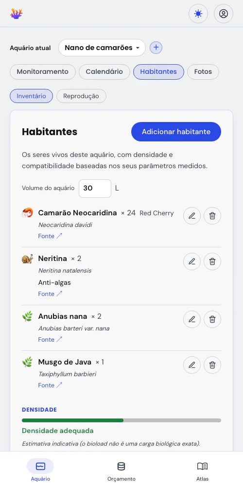A sua população e a sua reprodução